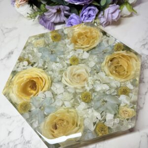 Large Resin Hexagon (20cm in Diameter)