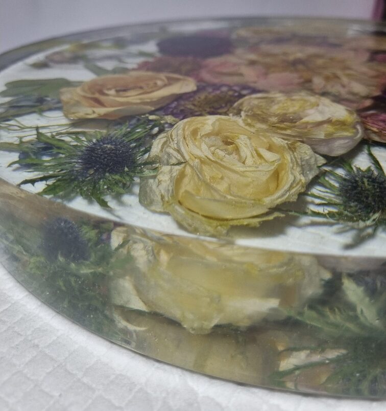 35cm Diameter Resin Side Table Top - Image 3