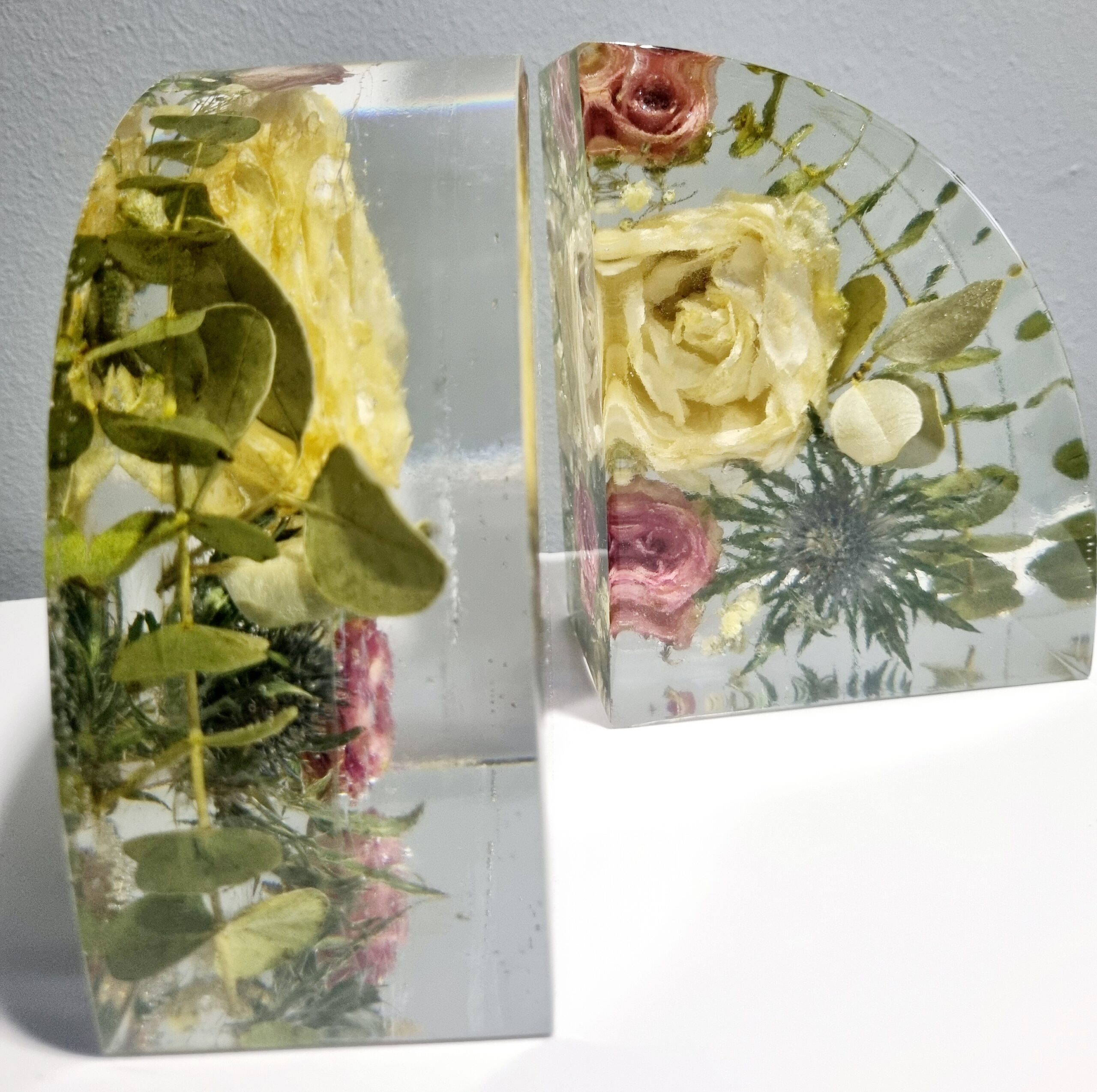 Floral Bookends (12.5 x 10 x 6 cm) - Image 3