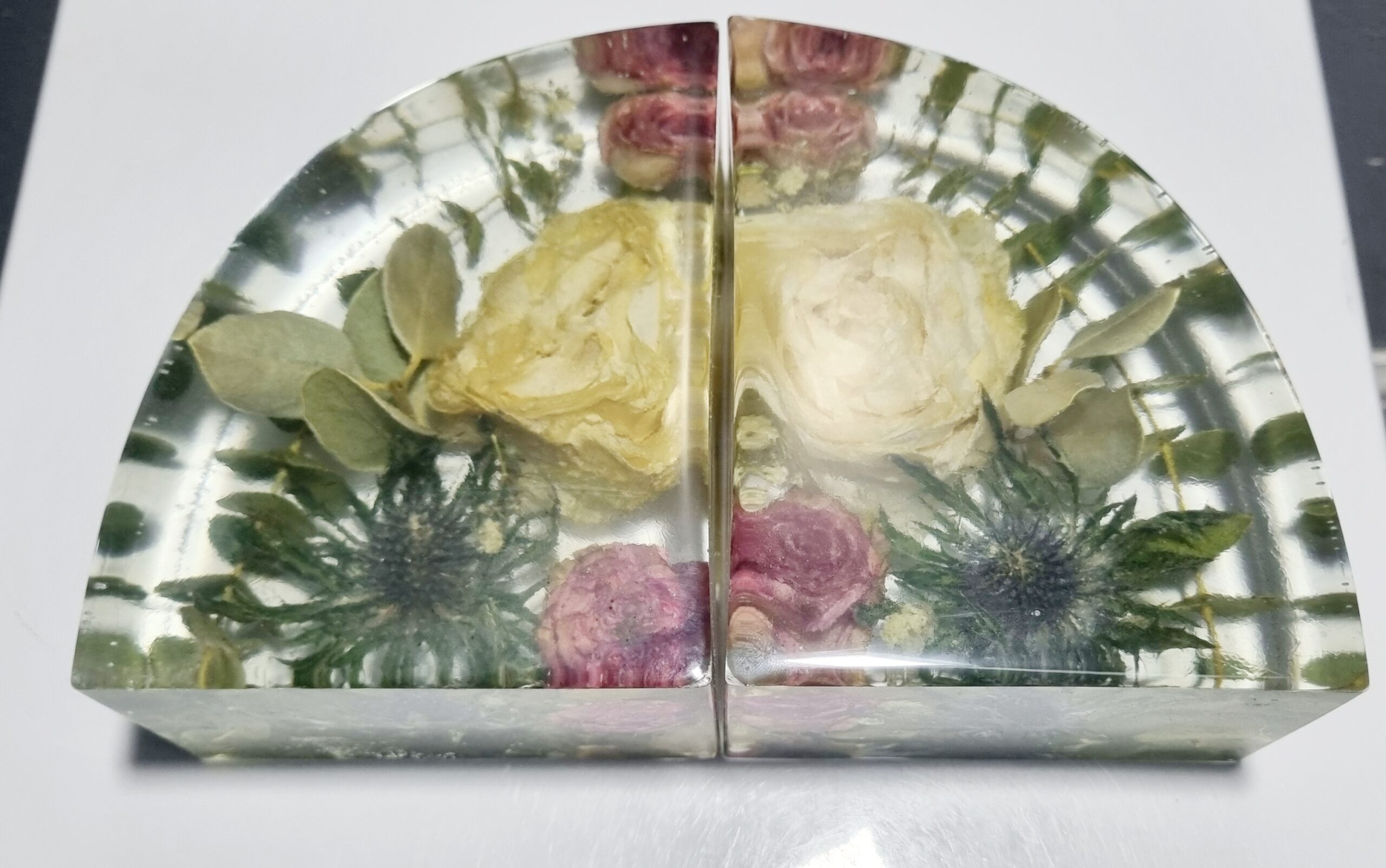 Floral Bookends (12.5 x 10 x 6 cm) - Image 4
