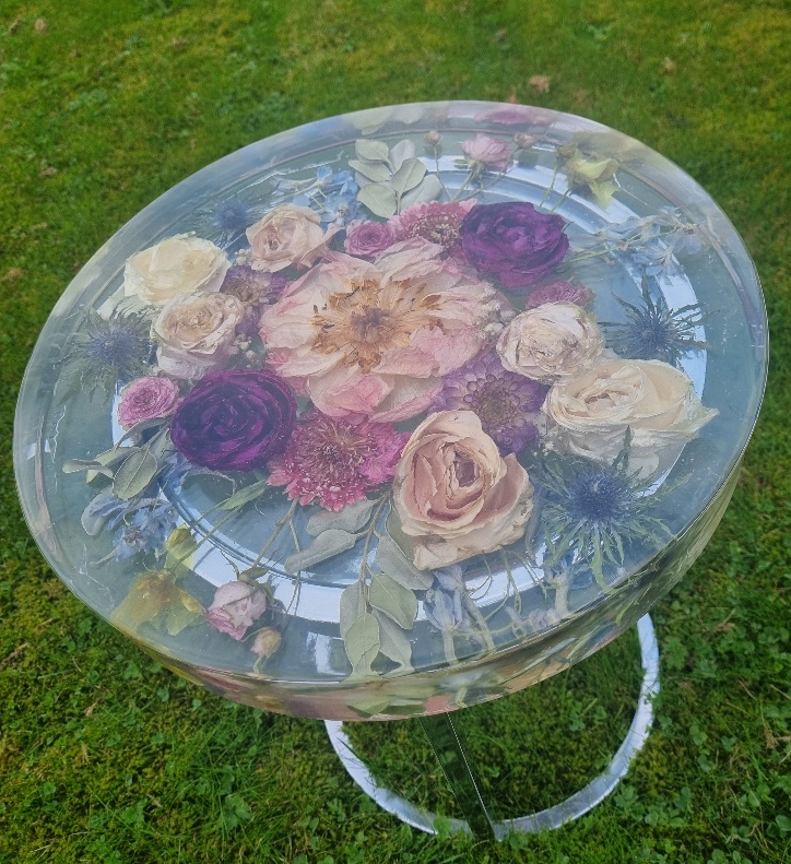 Flower Preservation Table Top