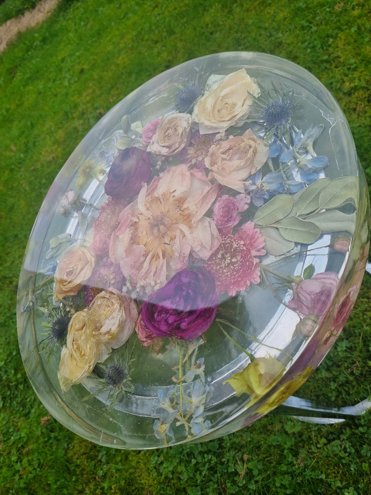 35cm Diameter Resin Side Table Top - Image 2