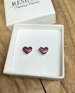 Heart Stud Earrings