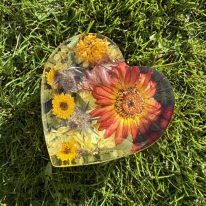 Small Heart-Shaped Resin Keepsake