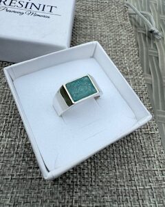 Sterling Silver Memorial Signet Ring