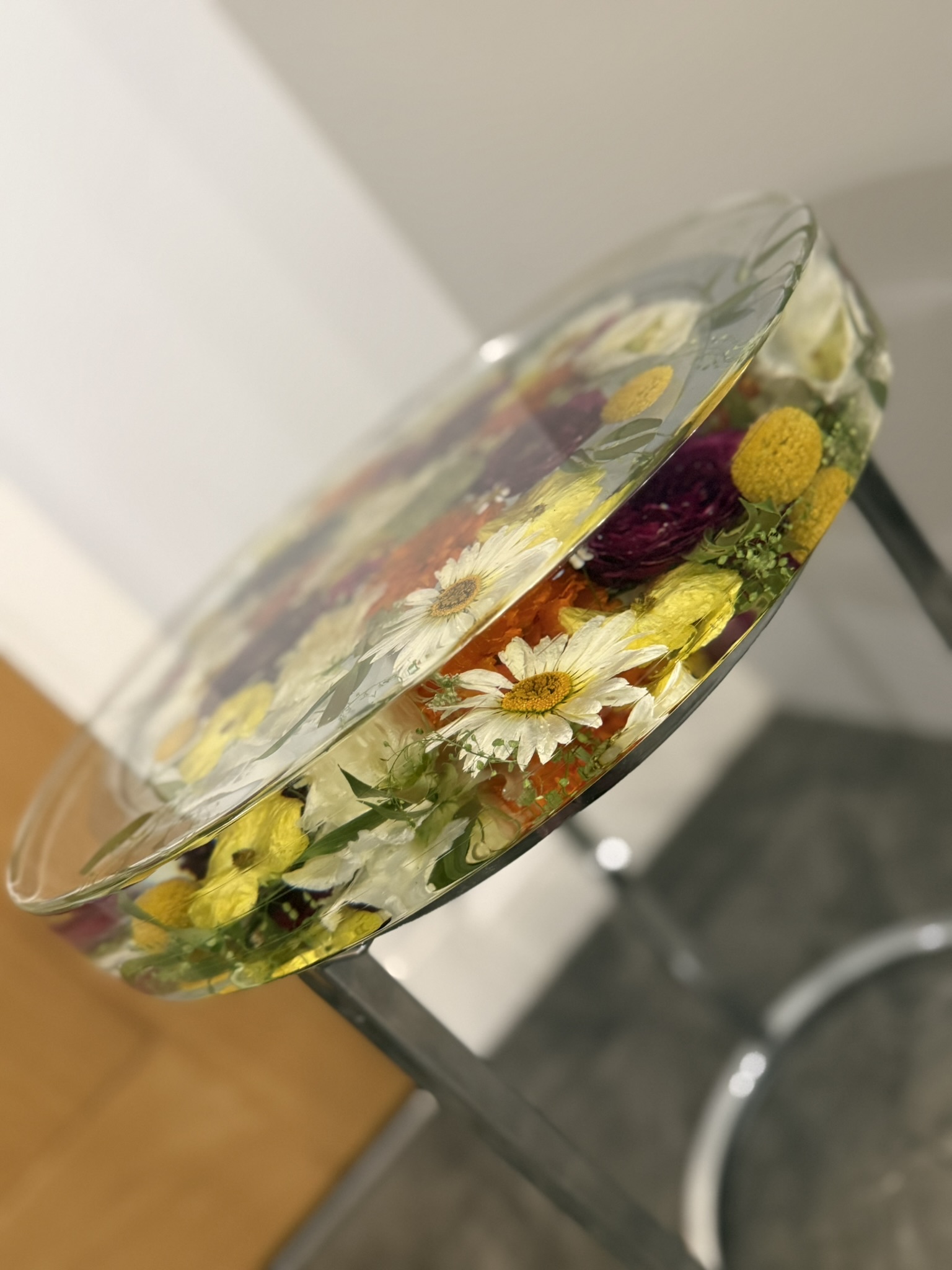 Flower Preservation Table Top