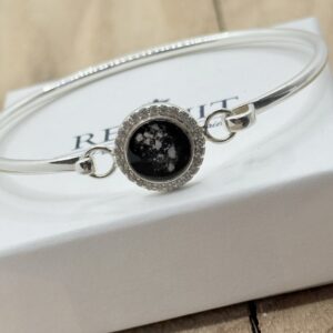 Sterling SIlver Memorial Bangle