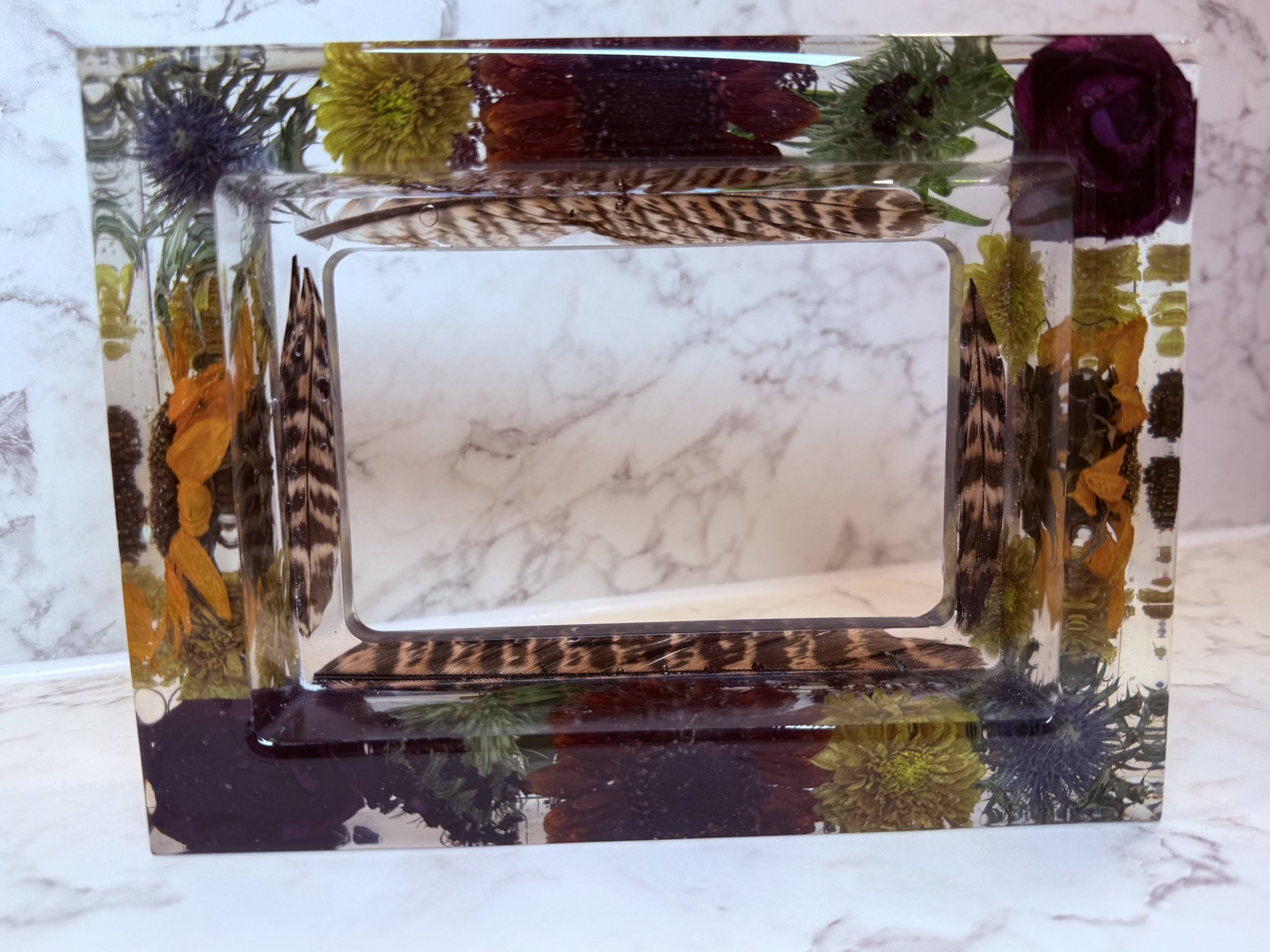 Chunky Flower Preservation Photo Frame