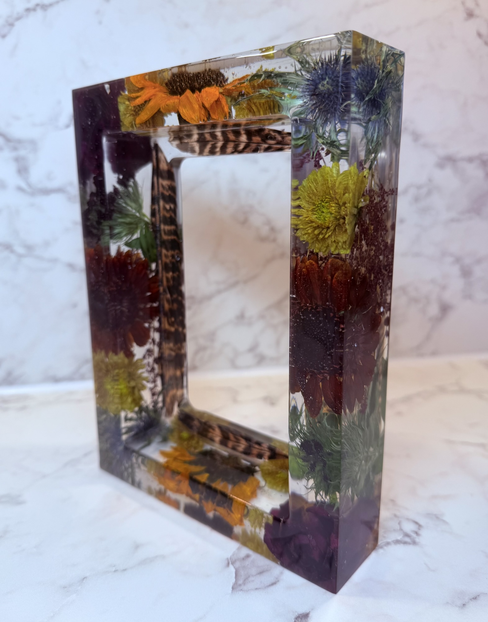 Chunky Flower Preservation Photo Frame