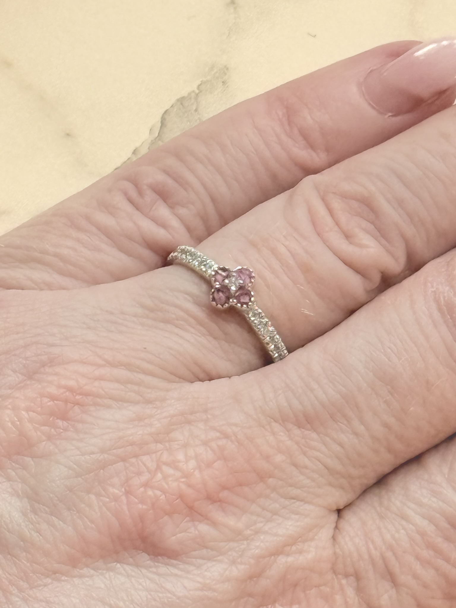 Clover Memorial Ring